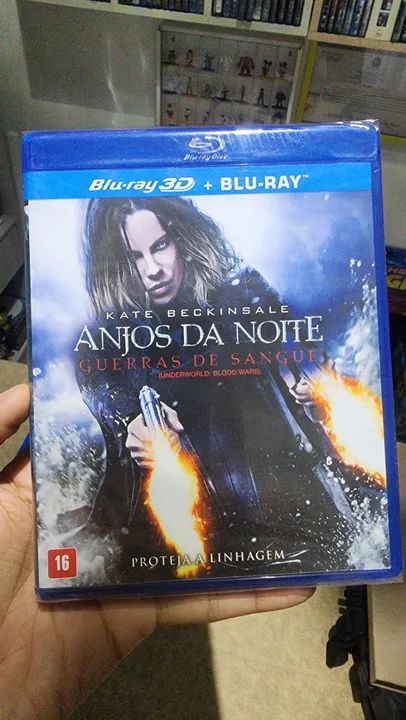 Blu-ray 3D + 2D Anjos Da Noite Guerras De Sangue Lacrado 