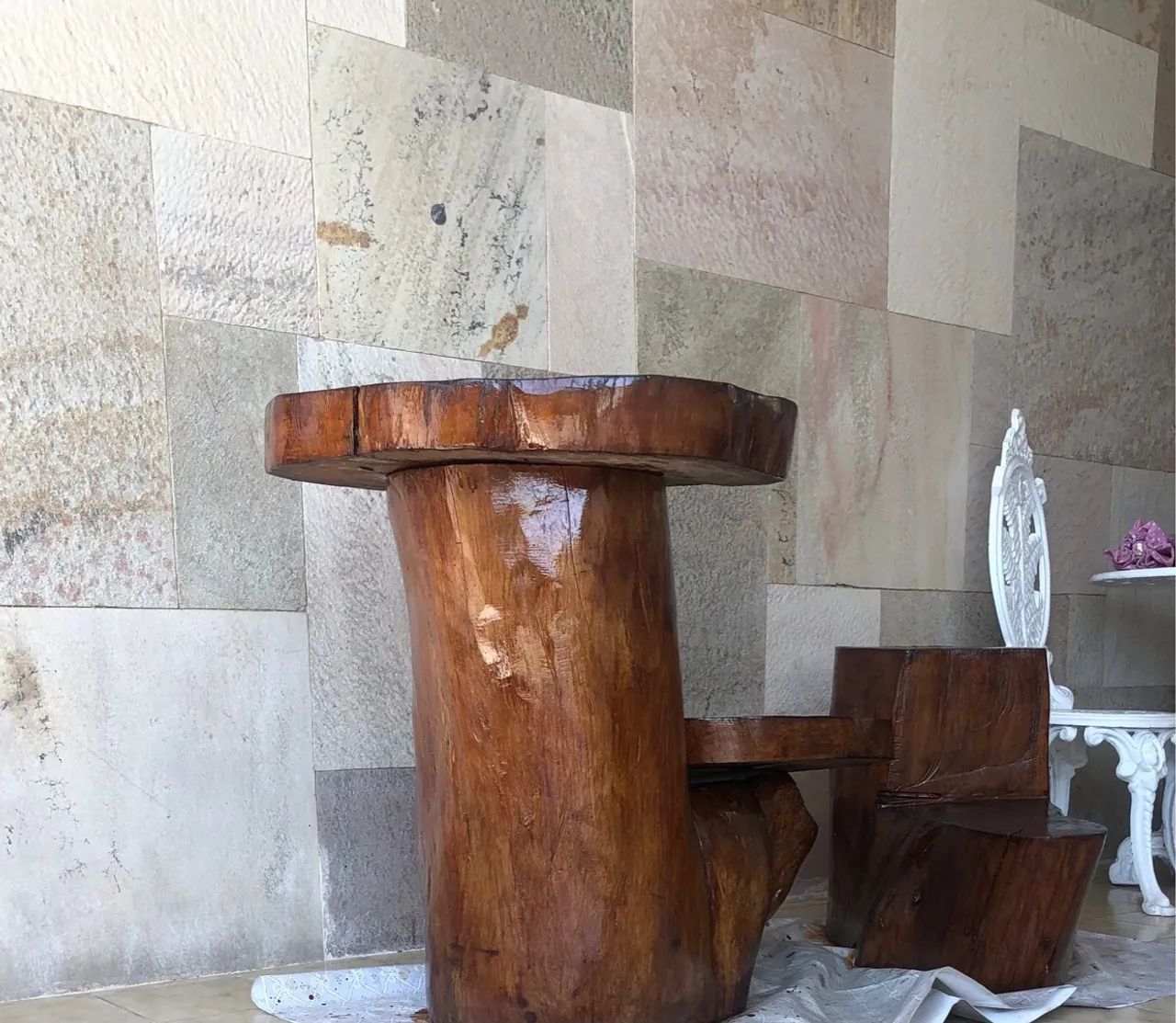 Mesa Tronco Árvore - Foto 2