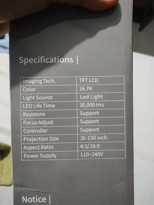 Projetor semi-novo, na caixa com todos os acessórios  - Foto 3