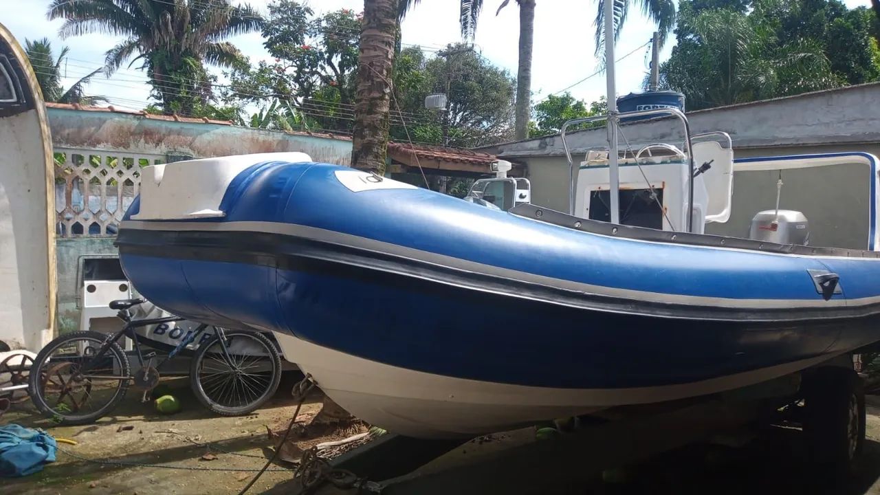 Barco inflável 23 pés  - Foto 6
