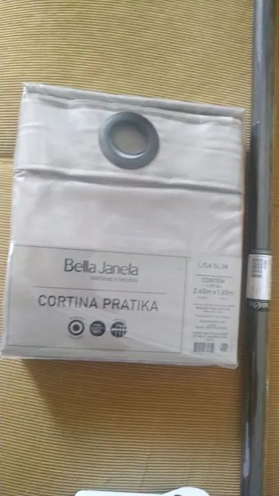 Cortina 2,00x1,60m Blackout Lisa Slim Prática  - Bella Janela - Foto 2