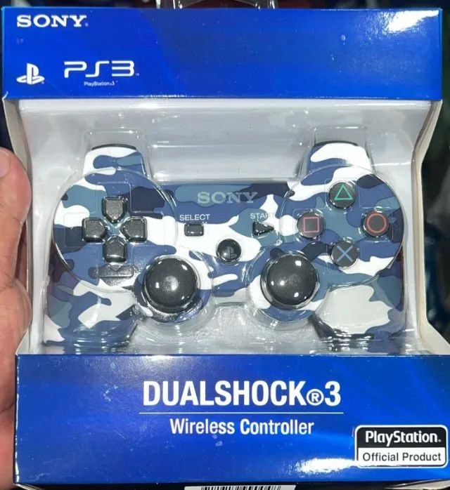 Controle Joystick Ps3 Black + Cabo Carregador - Foto 6
