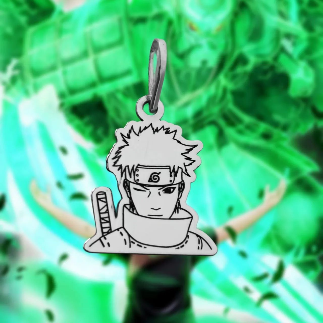Pingente de Prata Shisui Uchiha - Naruto Shippuden  - Foto 2