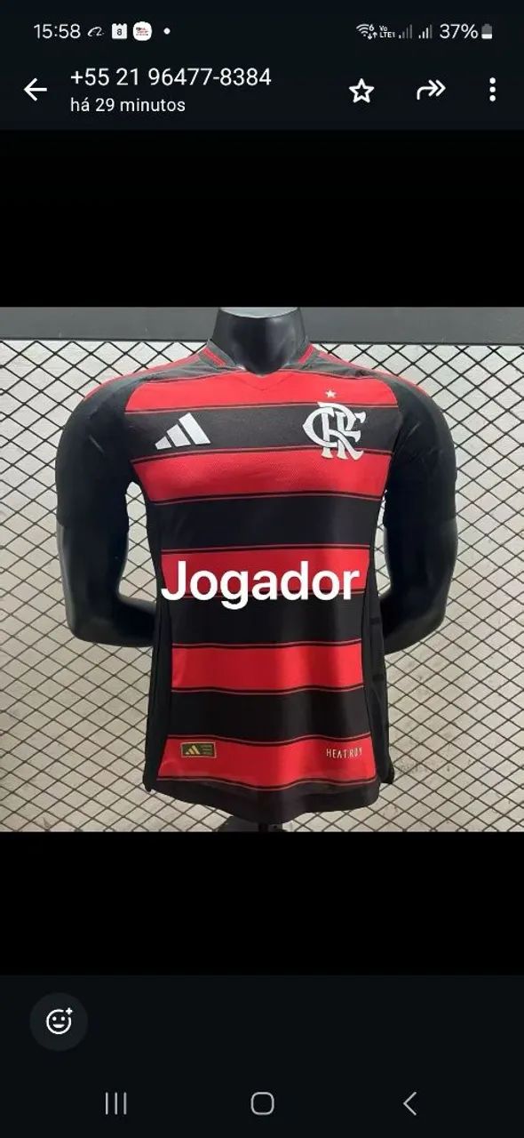 Camisa do Flamengo - Oficial - Tamanho 2XL versão jogador