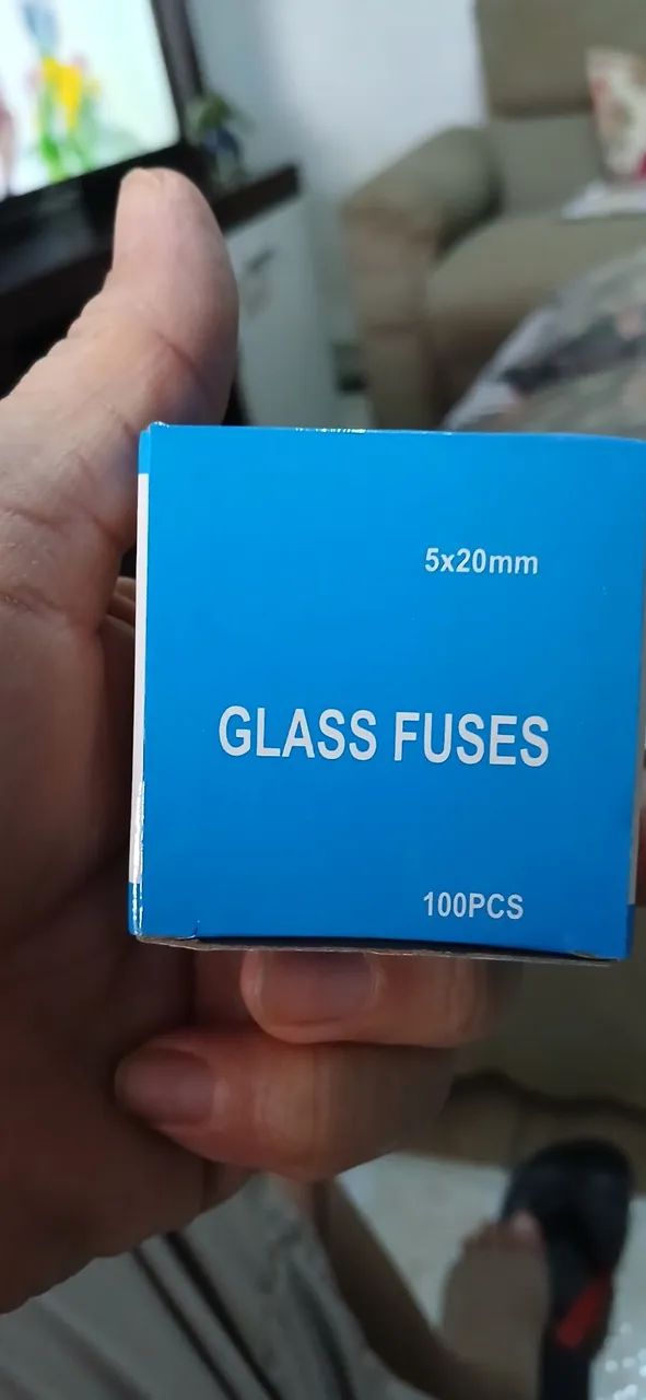 Fusíveis de Vidro 5x20mm - 100 Unidades