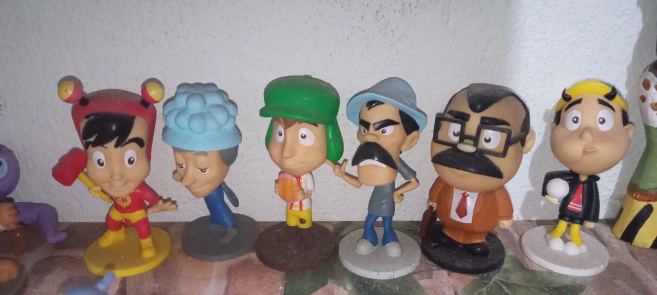  TURMA DO CHAVES 6 bonecos- Personagens Divertidos! - Foto 4