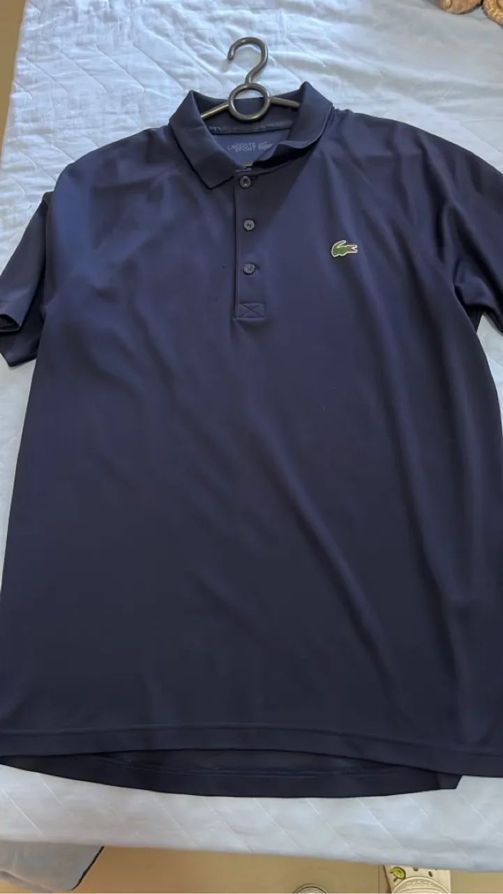 Camiseta Polo Lacoste Sport Azul original  - Foto 2