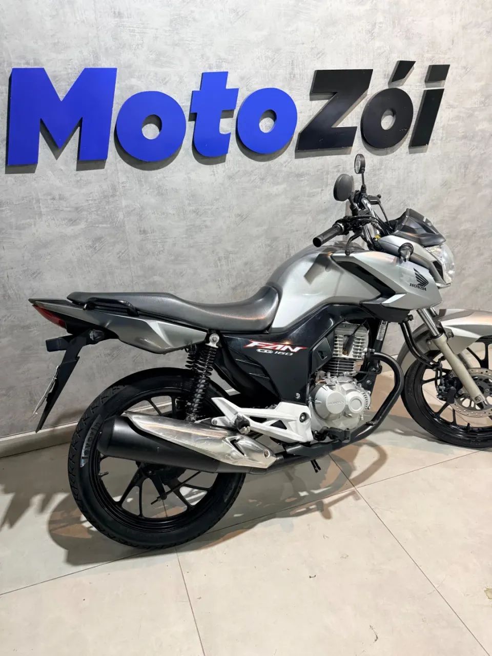 HONDA CG 160 FAN CINZA 2023 - Foto 3