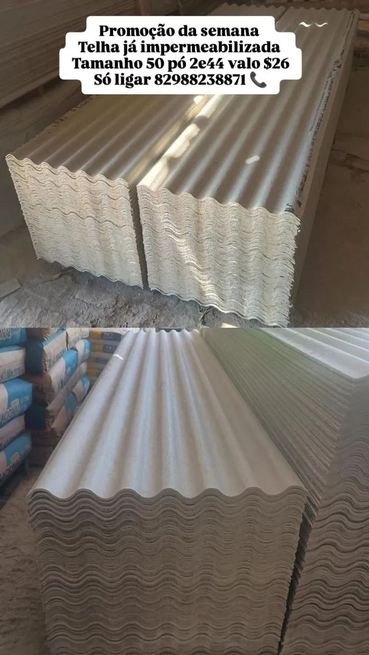 Telha promoção da semana telha da fina entrega grátis 50 pó 2e44 valo $26 só liga *