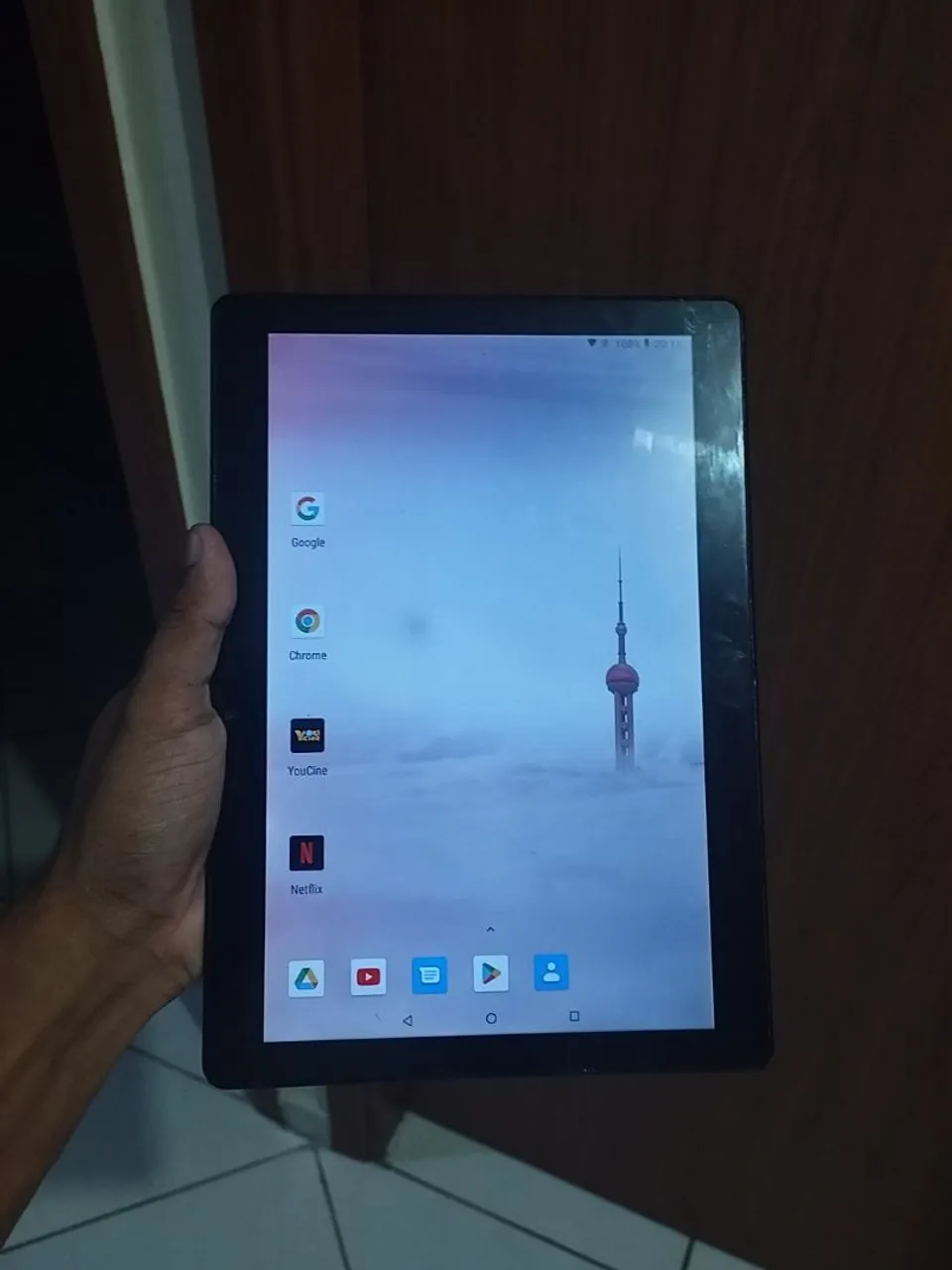 Tablet Android com Tela Grande e Apps Instalados
