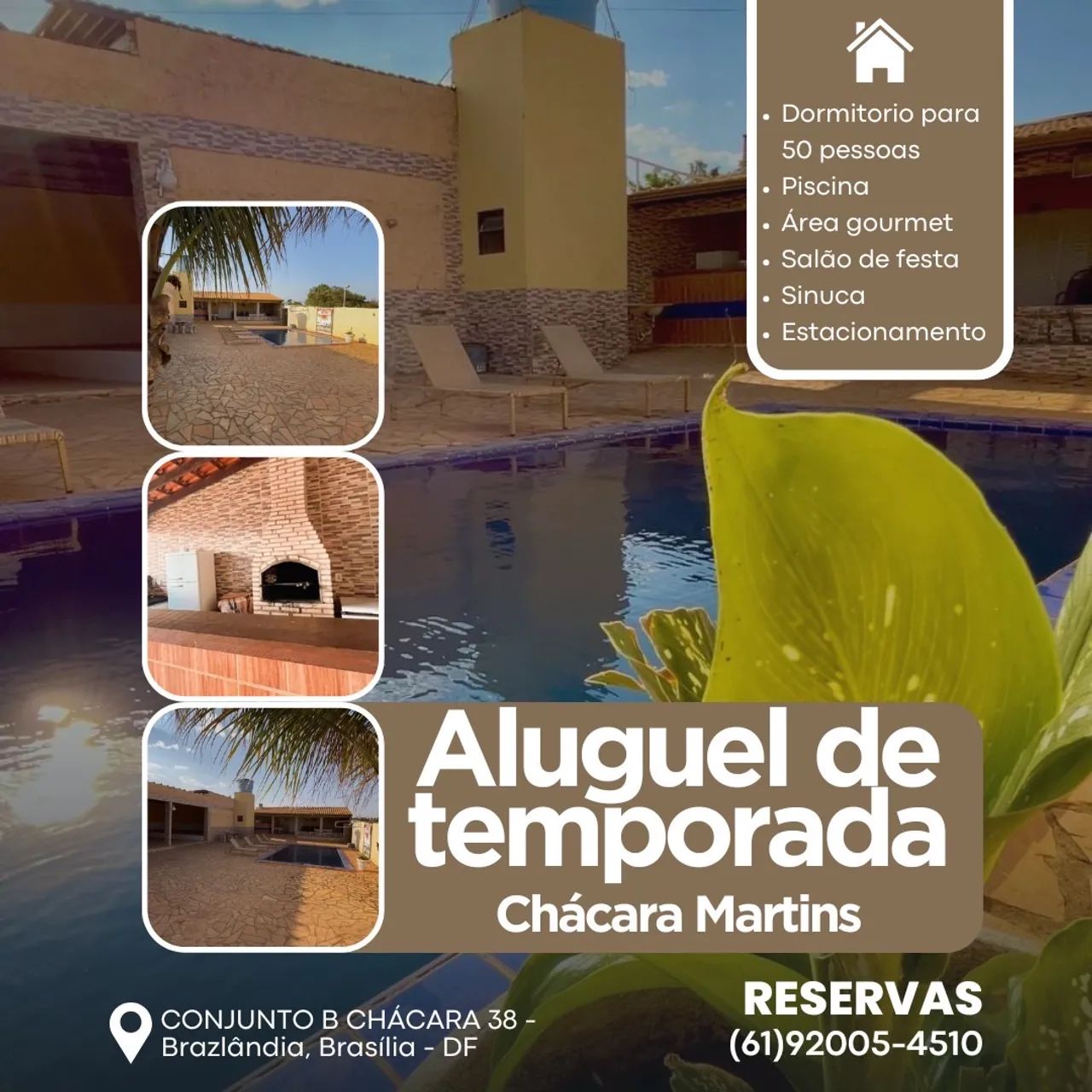 Chácara para aluguel em Brazlândia-DF