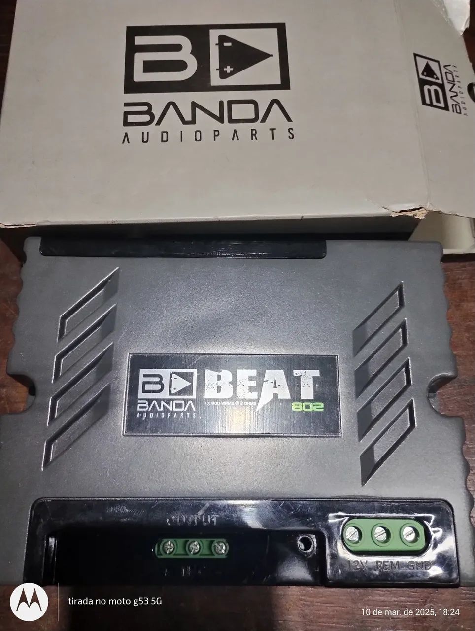 Amplificador Banda Beat 802 800W RMS 2 Ohms