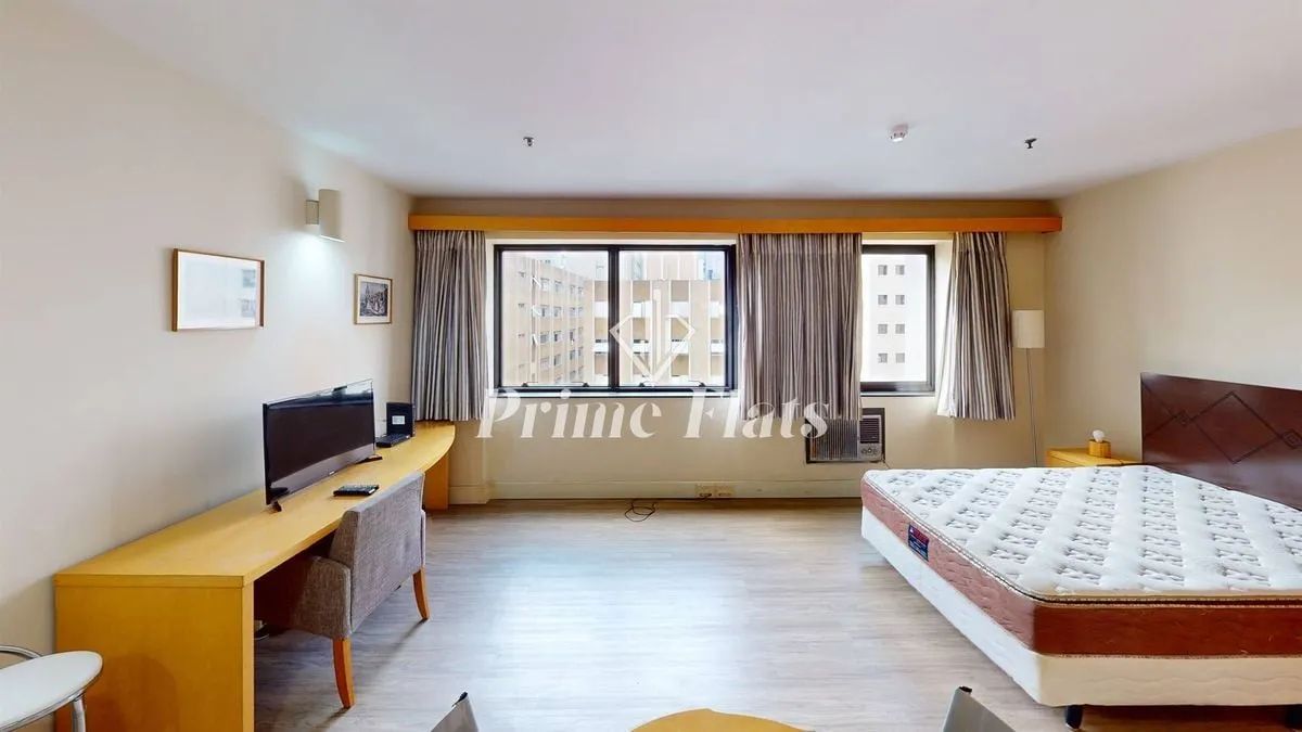 Flat disponível para locação no Transamérica Executive Jardins, com 28m², 1 dormitório e 1