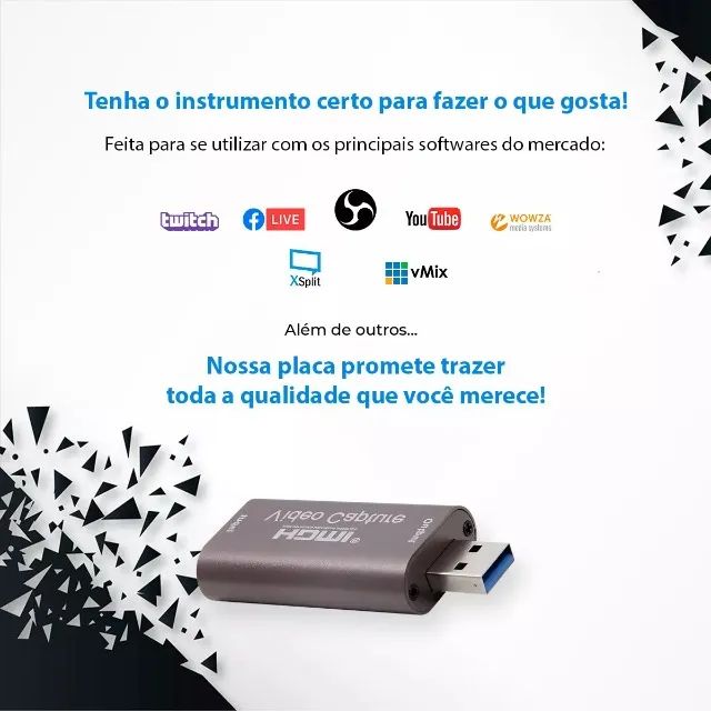 Placa De Captura Alta Definição Para Nitendo Switch - Foto 4