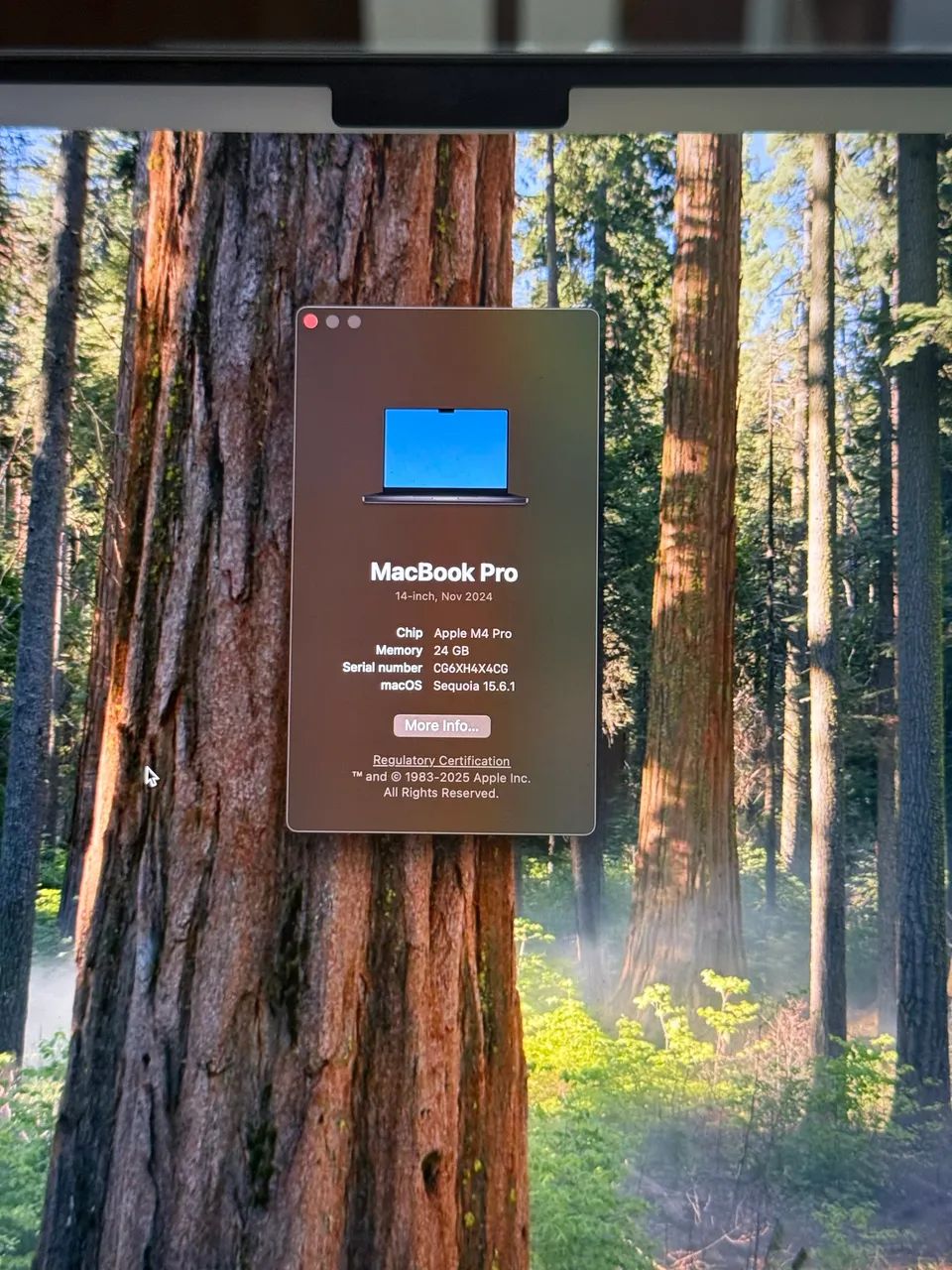 MacBook Pro M4 Pro 24gb Ram 512gb 14" Preto Espacial na garantia - Foto 3