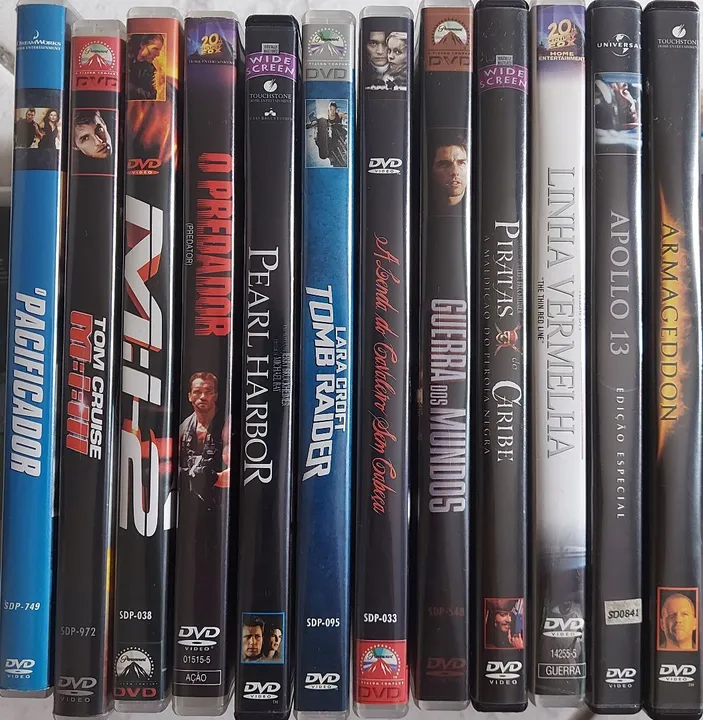 12 DVDs de filmes clássicos - ótimo estado