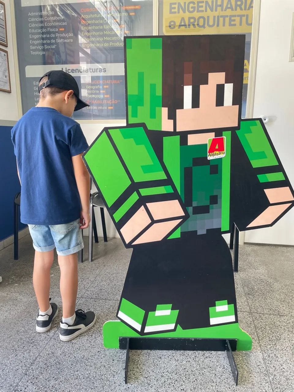 Boneco Minecraft Decorativo