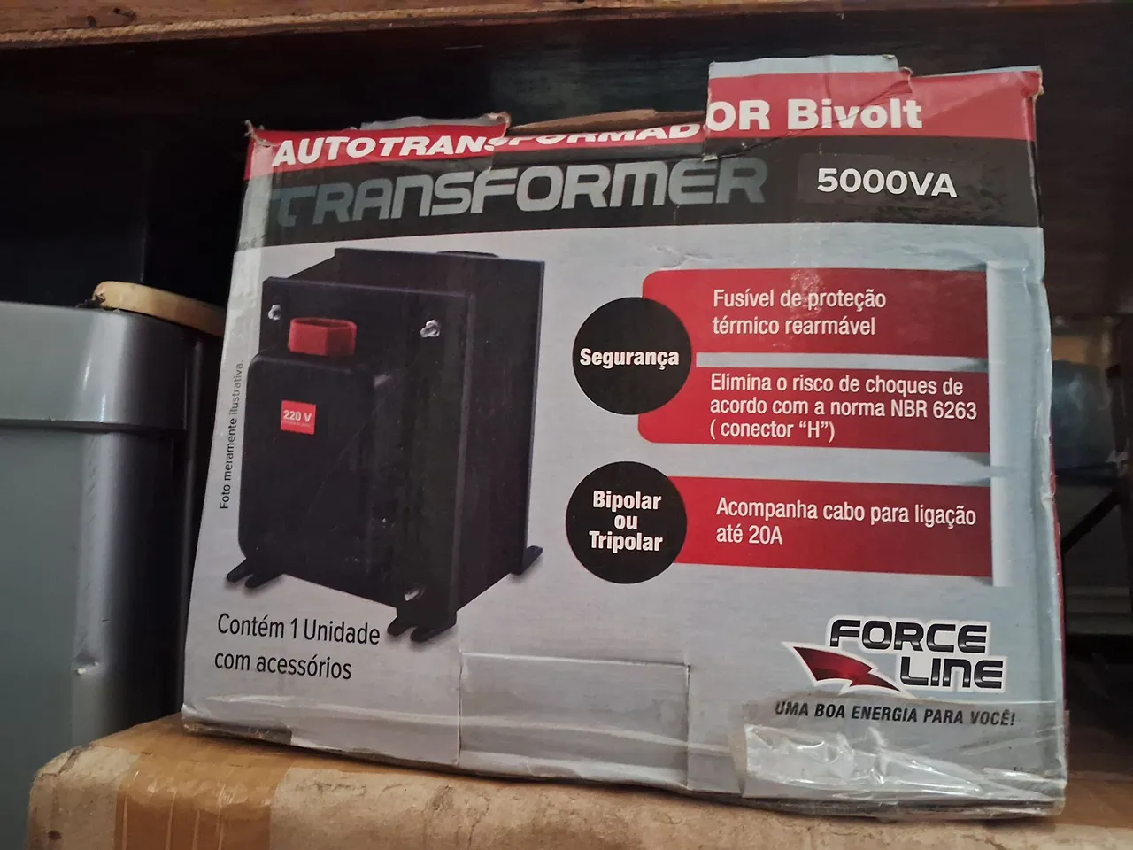 Transformador Bivolt 5000VA para escritório