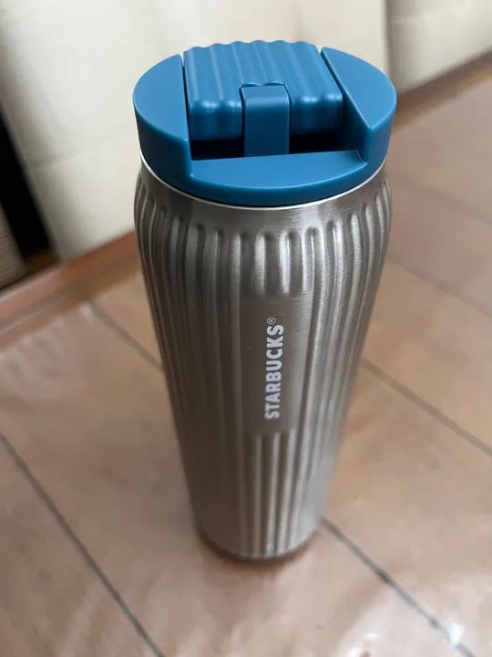 Garrafa aço inoxidável Starbucks 473ml nova  - Foto 2