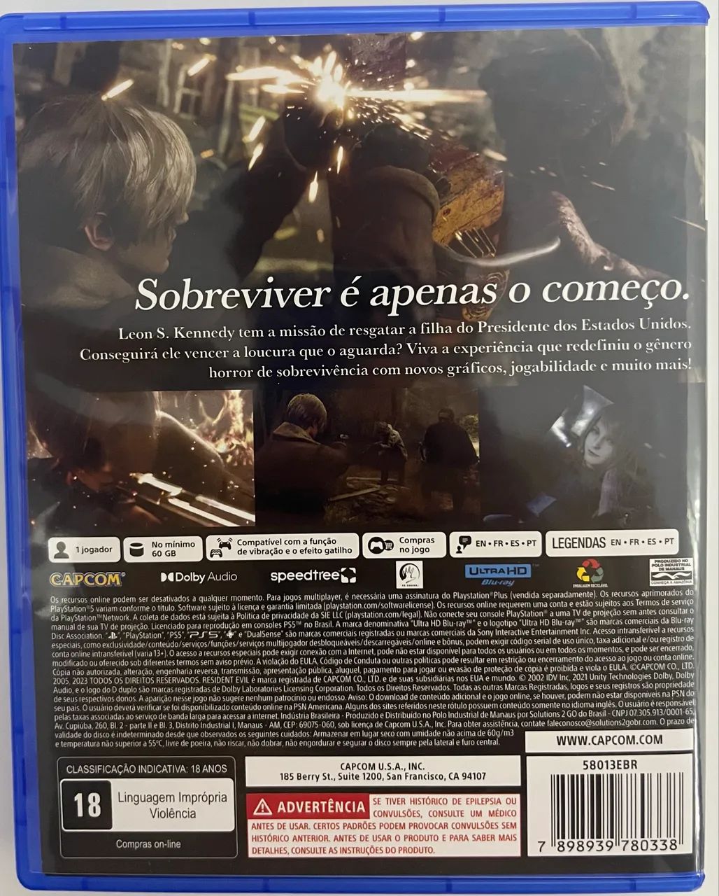 JOGO REDIDENTE EVIL 4 REMAKE - PS5 - Foto 2
