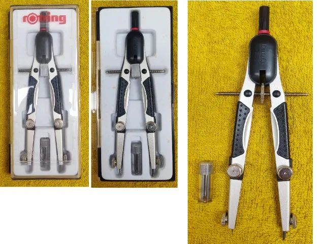 Compasso Rotring Compact Micrométrico de Ajuste Rápido - Foto 3