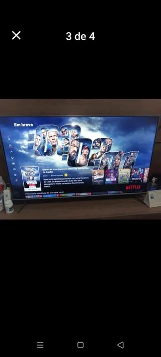 Smart tv 4k 55 polegadas CTL semi novo  - Foto 3