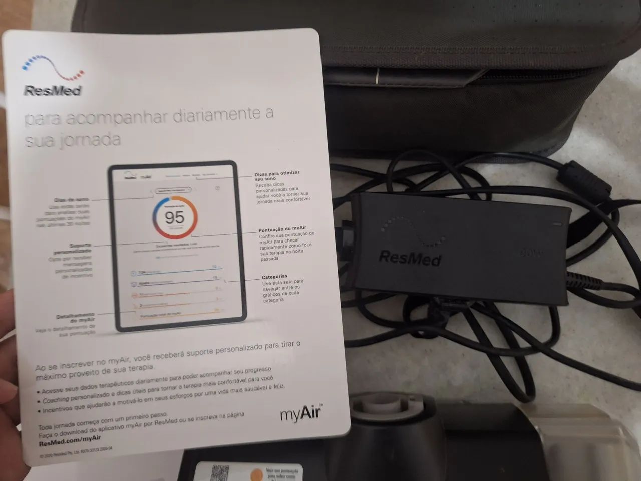 CPAP ResMed AirSense 10 - Excelente Estado - Pronto para Uso - Foto 4