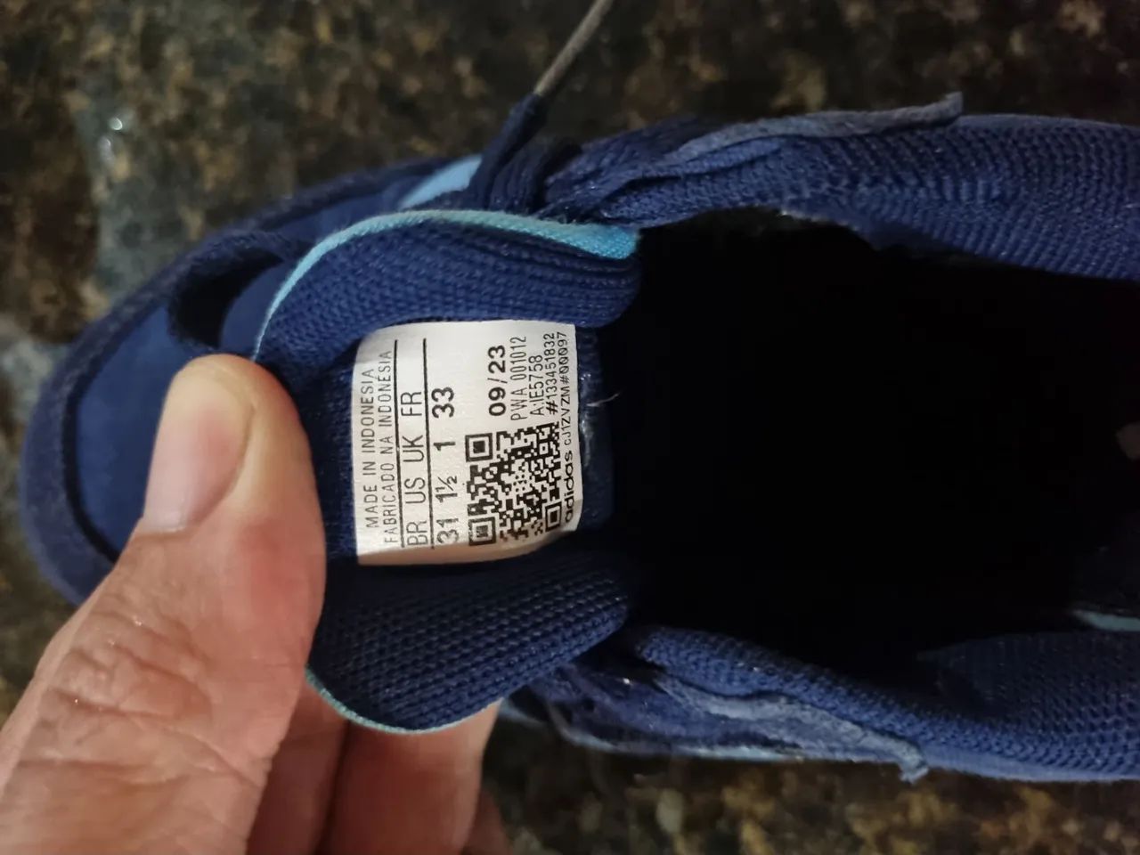Tênis Adidas Infantil - Azul - Foto 4