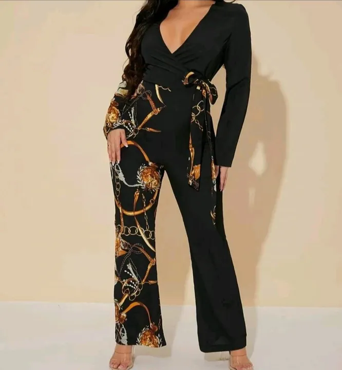 Macacão feminino estampado