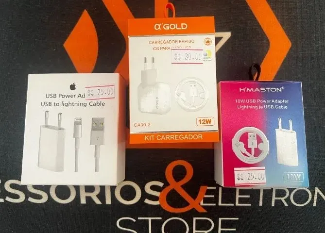 Carregador completo para iphone