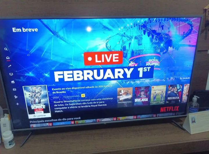 Smart tv 4k 55 polegadas CTL semi novo 