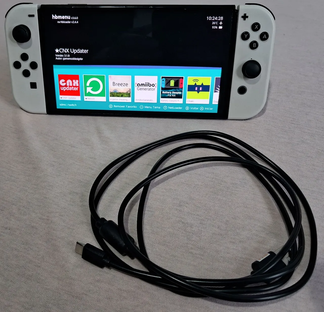 Portatil Switch OLED 512gb destravado
