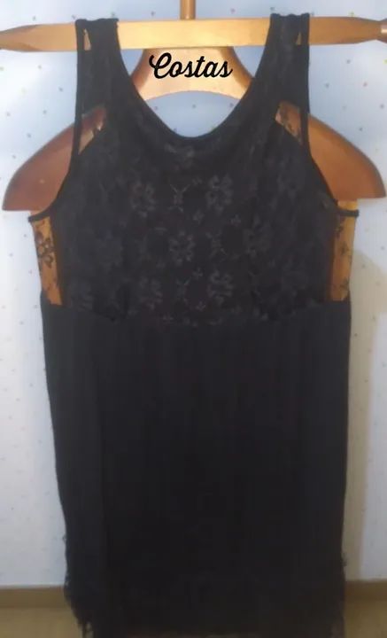 Vestido Preto de Renda - Foto 3