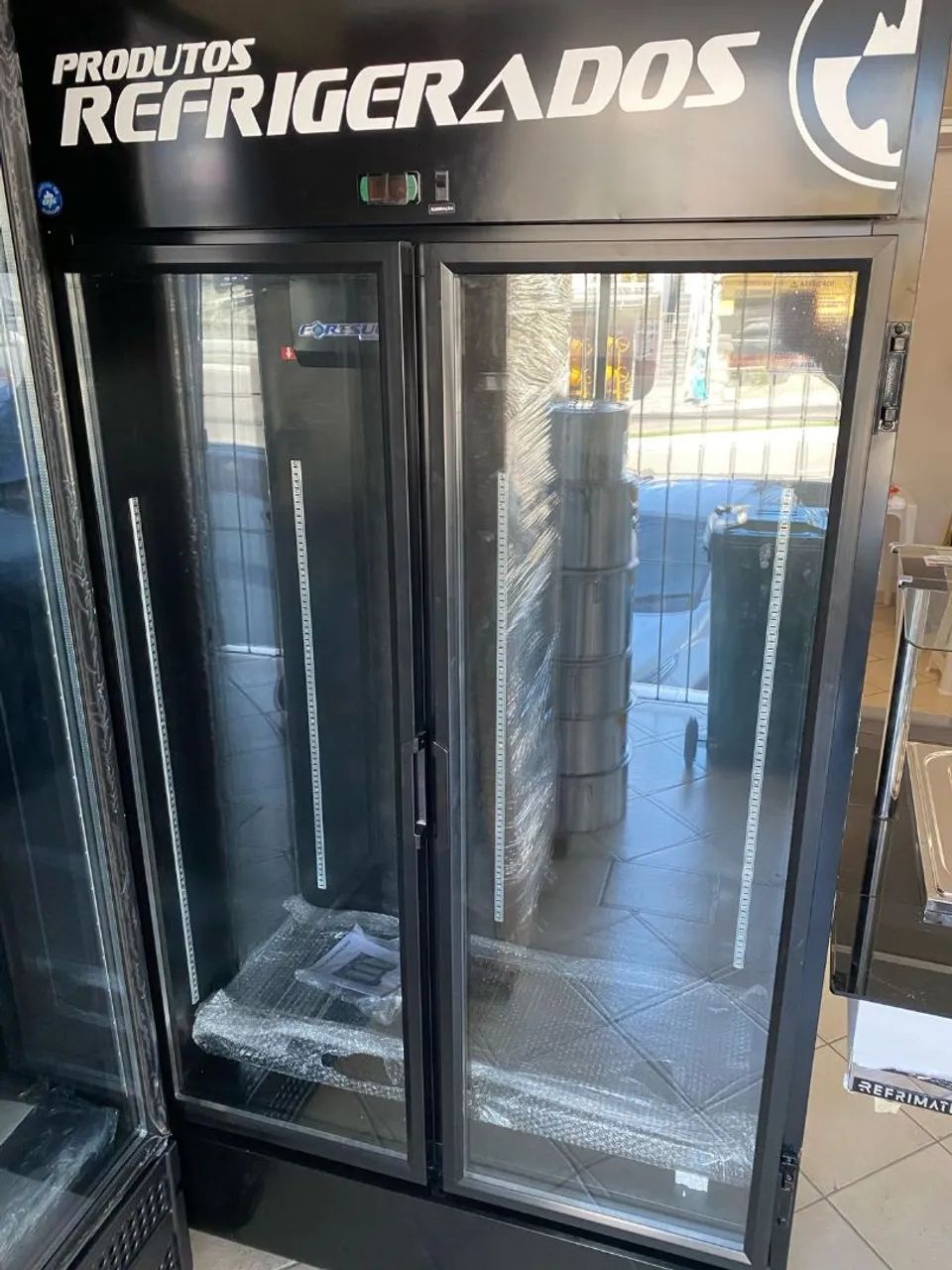 NZ. EXPOSITOR frios e laticínios REFRIGERADO 2 portas com led FORTSUL 