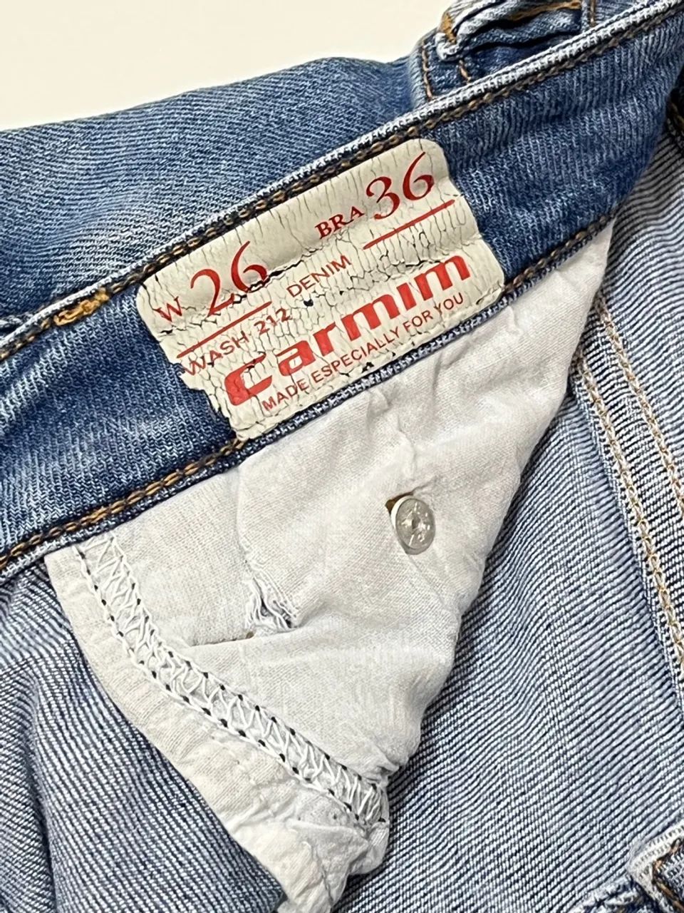 Calça Jeans Destroyed Carmim - Tam 38 - Foto 5