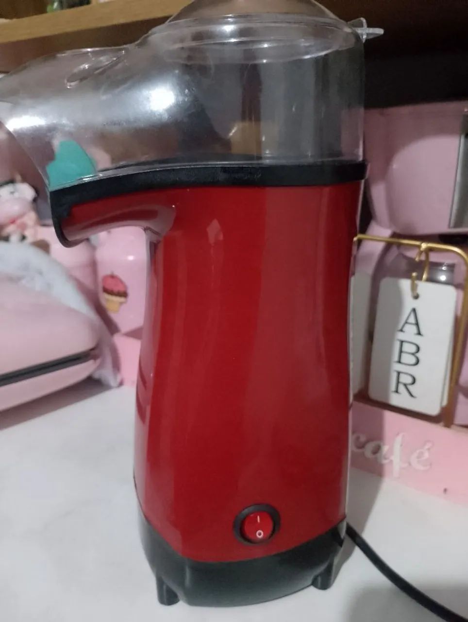 Pipoqueira Elétrica Popfit Britânia - Vermelha - Foto 3