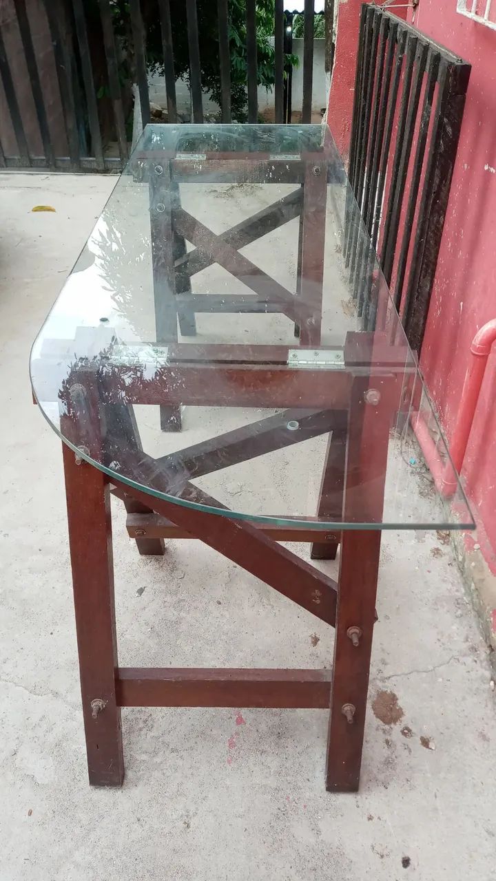 Mesa de vidro ,aparador , entrega gratis - Foto 2