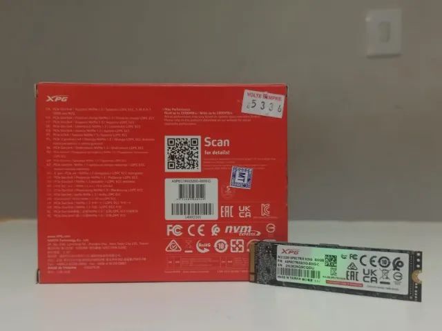 SSD NVmE M.2 500Gb Gamer XPG RGB ddr4, aceito cartão - Foto 2