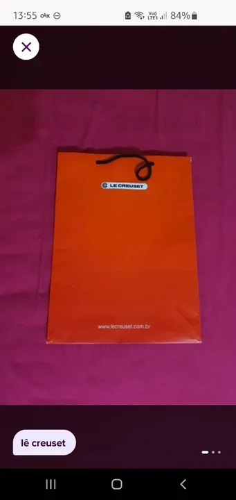 Sacola le creuset 