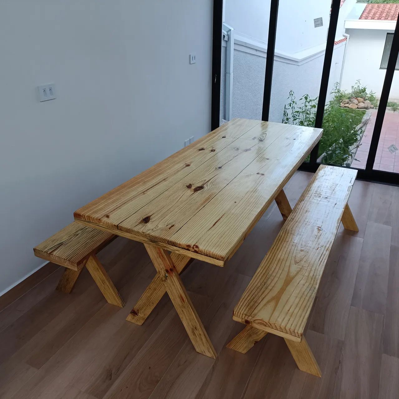 Mesa nova rústica para pronta entrega - Foto 4