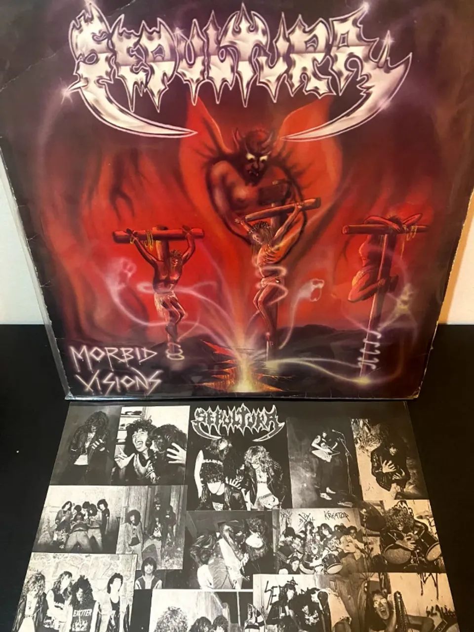 Sepultura Morbid Visions (LP Nacional, Cogumelo Records, 1986