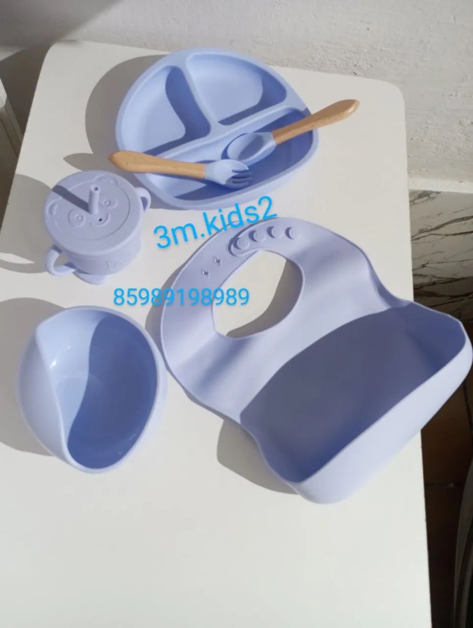 Kit Alimentação Infantil - Prato, Copo e Talheres - Foto 4