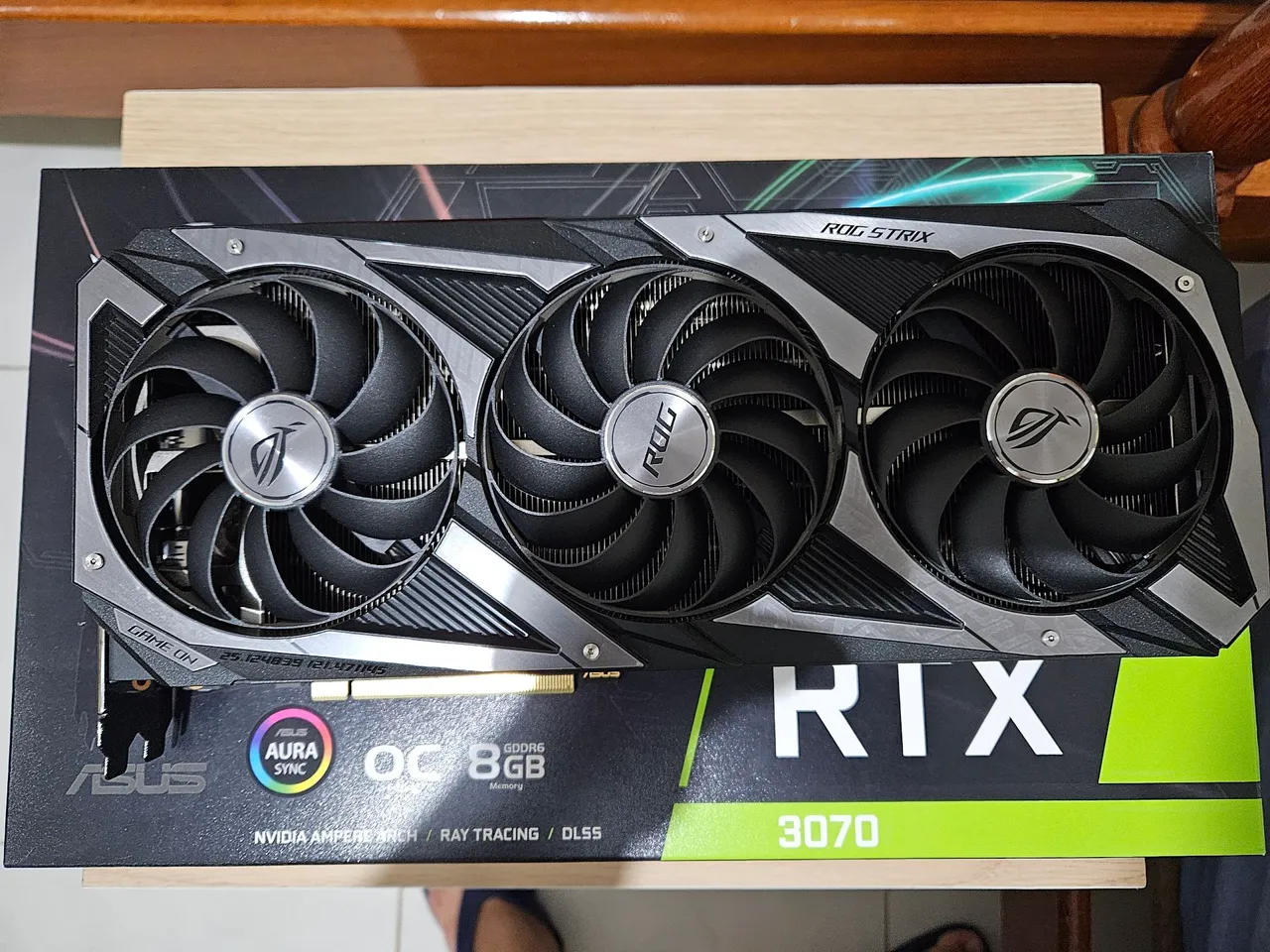 Placa de Vídeo ASUS ROG Strix RTX 3070 OC 8GB