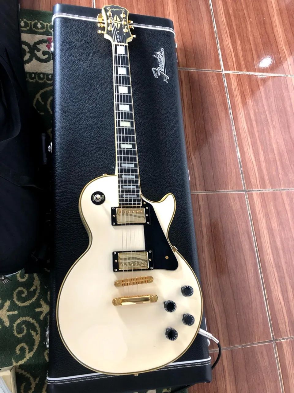 Epiphone Alpine White Custom com upgrade  - Foto 4