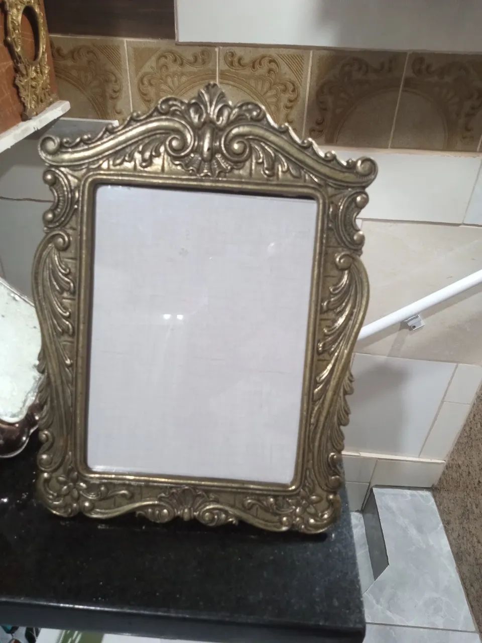 PORTA RETRATO DE BRONZE 