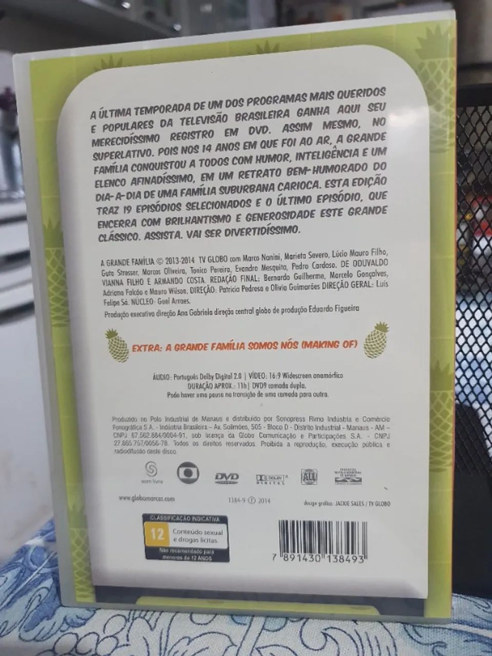 Box DVD A Grande Família com luva metal (lata) ultima temporada com 4 discos Original - Foto 6