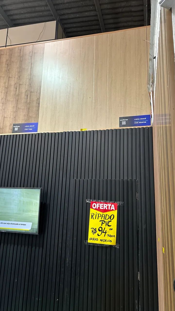 Painel Ripado PVC Novaforma - Anti-chama | Várias Cores (Promoção) - Foto 3