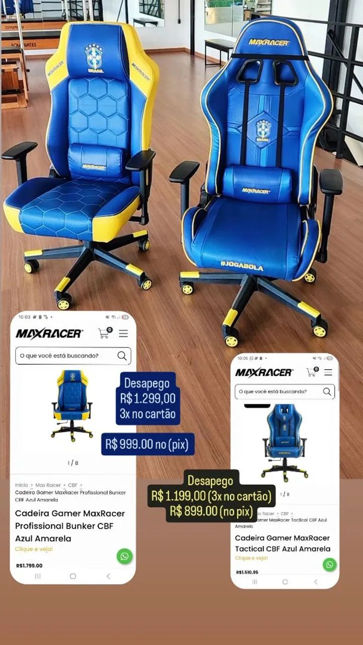 Cadeira Gamer MaxRacer 