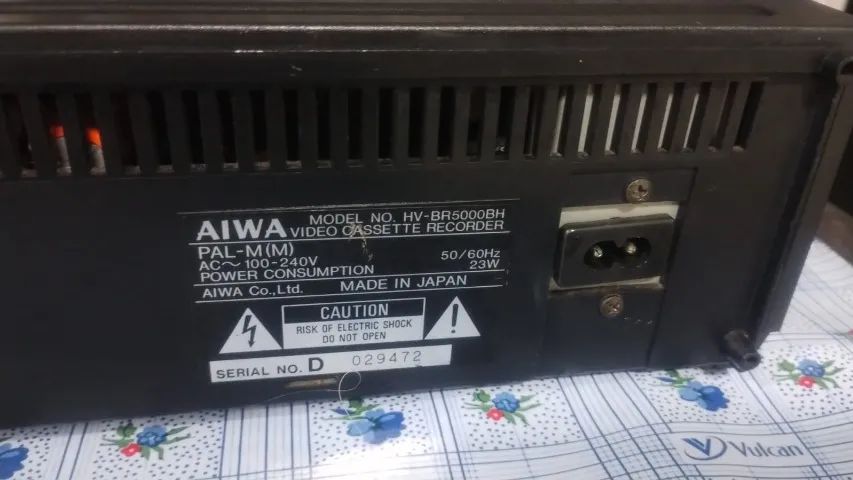 SUCATA VÍDEO CASSETE AIWA BR5000 NO ESTADO PARA PEÇAS - Foto 4