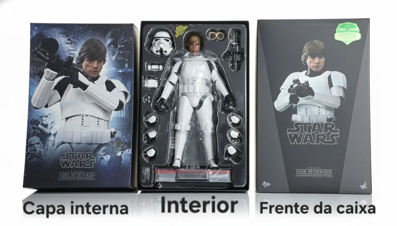 Figurine Hot Toys MMS304 - Star Wars 4 : A New Hope - Luke Skywalker Stormtrooper Disguise Version